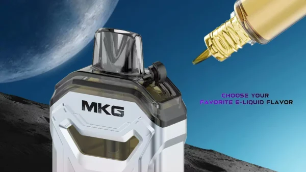 MKG 智能注油小煙主機 液晶顯示數據/多檔POWER模式/20ml開放式注油/快充續航/通用小煙煙油