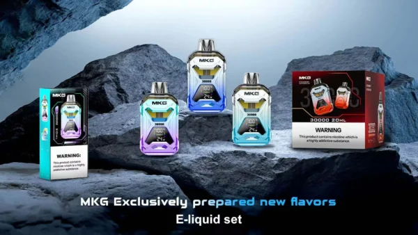 MKG 智能注油小煙主機 液晶顯示數據/多檔POWER模式/20ml開放式注油/快充續航/通用小煙煙油