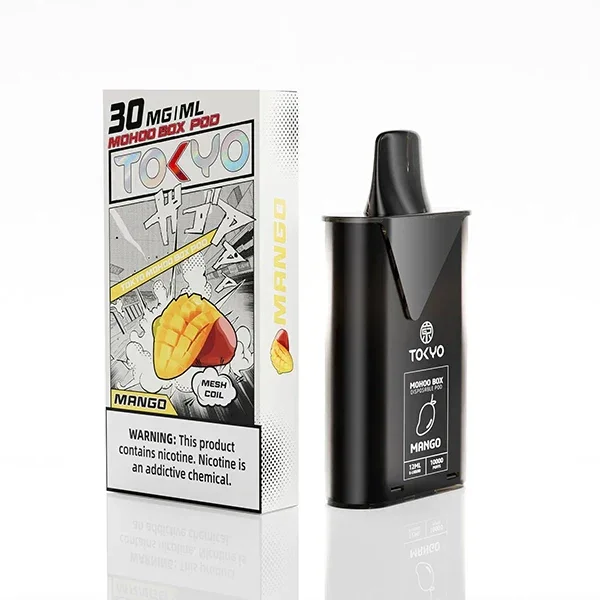 image-368.webp TOKYO MOHOO BOX 東京魔盒 10000口專用煙彈 12ml/30mg尼古丁鹽/適配專用主機【買三盒煙彈加150贈主機】