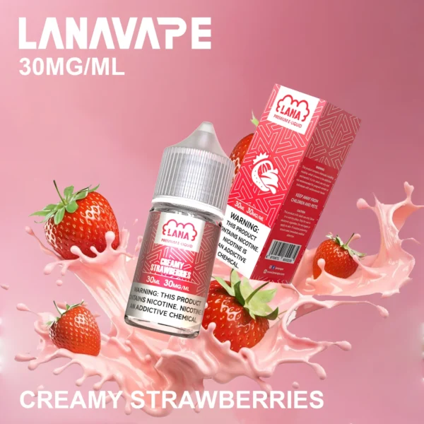 LANA 拉娜 30ml 煙油 30mg尼古丁鹽/紮實滿足/不化學/回韻清甜/通用注油小煙主機