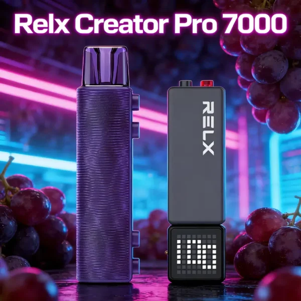 RELX 悅刻 Creator積木 7000口 拋棄式電子煙入門套裝 含主機/6ml儲油/3%尼古丁鹽